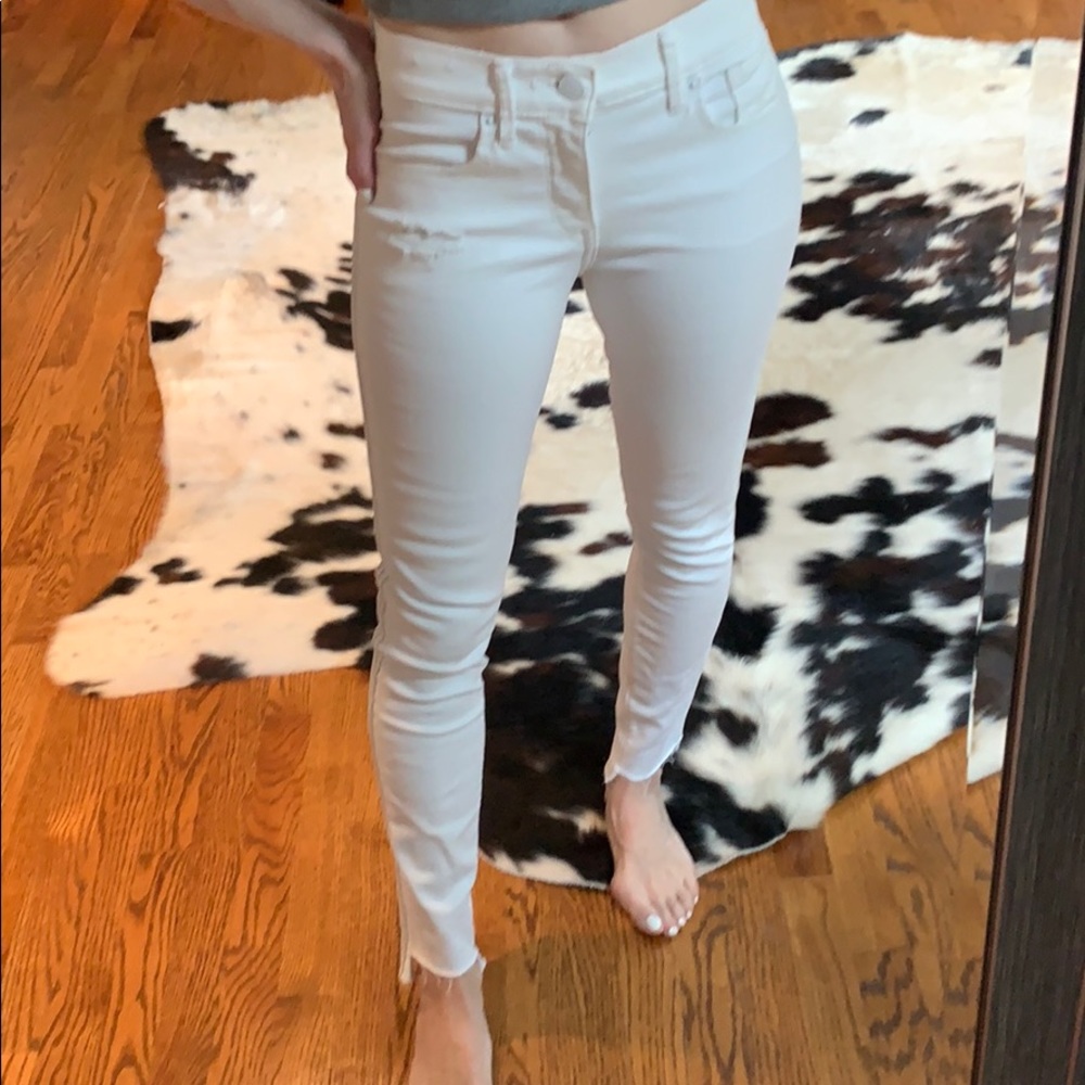 White jeans